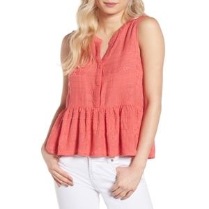 New Cupcakes and Cashmere Embroidered top